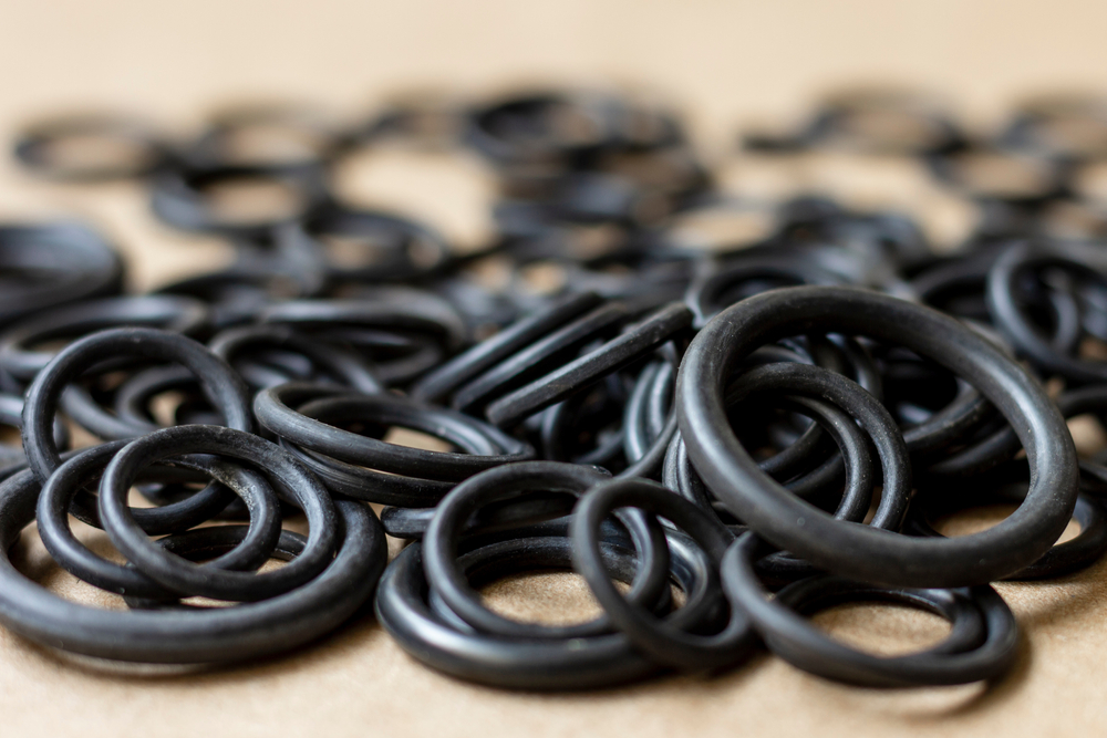 O-rings on a table